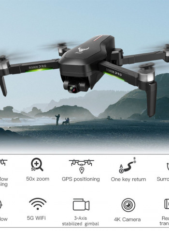 SG906 PRO 2 GPS RC Drone With Camera 4K 3-axis Gimbal Brushless Flight 31*11.5*24cm