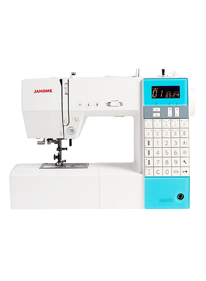 DKS100 Computerized Sewing & Quilting Machine MSM-1469 White/Blue