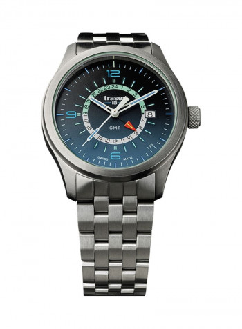 Men's P59 Aurora GMT Stainless Steel Analog Watch 107036