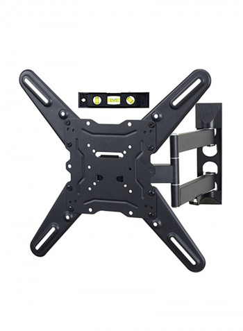 Swing Out Tilt Swivel Wall Mount For LCD TV Black