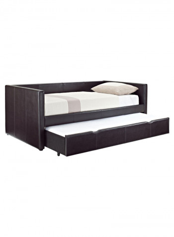 Lindsey Twin Day Trundle Beds With Mattress Brown 225 x 98centimeter