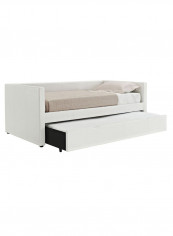 Lindsey Twin Day Trundle Beds With Mattress White 225 x 98centimeter