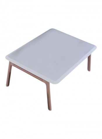 طاولة اجتماعات من الخشب أبيض/بني 1400x1050x600ملليمتر