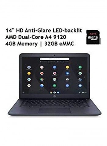 B08J4DLXYD Laptop With 14-Inch Display, A4 9120 Processor/4GB Memory/32GB eMMC/Intel UHD Graphics Navy