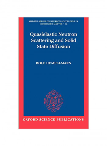 Quasielastic Neutron Scattering and Solid State Diffusion Hardcover