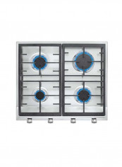 Ex 60.1 4G Ai Al Ci Plate Gas With With Cast Iron Grids 60 Cm Of Butane Gas 40212003 Silver