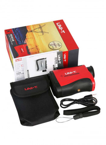 Laser Rangefinder Black/Red 114X76X48millimeter