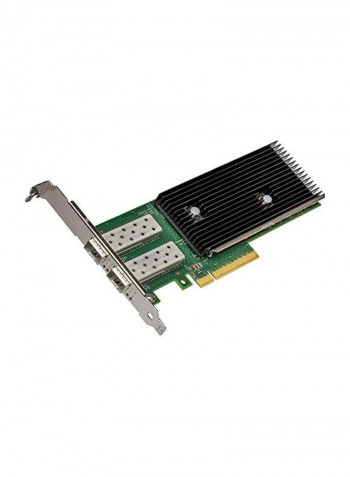 2 Port PCI Express Network Adapter Card Black/Green