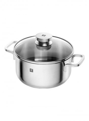 5-Piece Cookware Set Silver 5-teiligcm