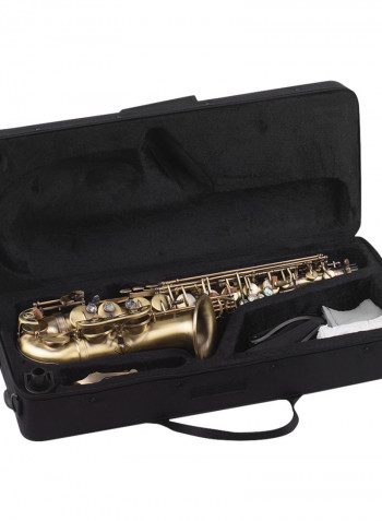Antique E-Flat Alto Saxophone With Padded Carry Case