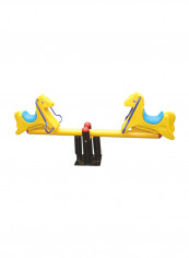 2-In-1 Rocking Swing Horse Rider 231x56x108centimeter