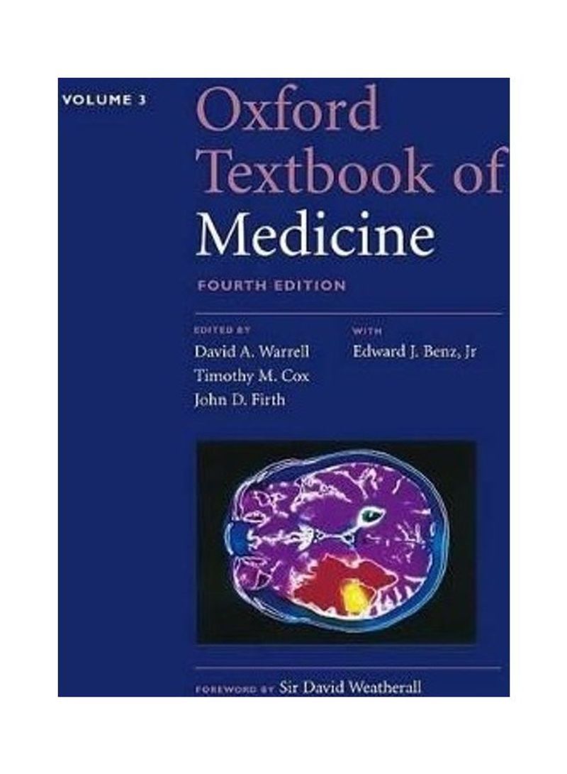 Oxford Textbook Of Medicine Vol 3 Hardcover English by David Warrell