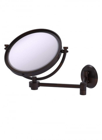 Wall Mounted Extending Make-Up Mirror Black