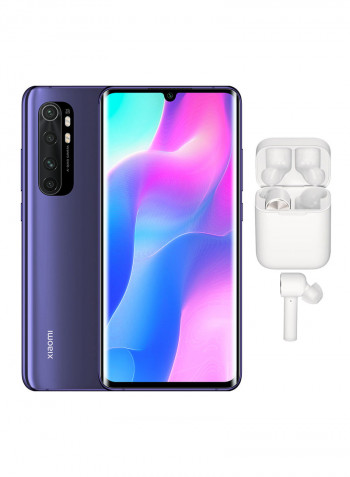 Mi Note 10 Lite Dual SIM Nebula Purple 6GB RAM 128GB 4G LTE With Mi True Wireless Earphones Lite