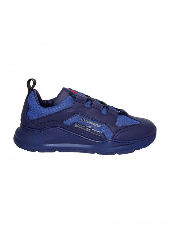 Men's Stitch Detail Sneakers Navy