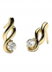 18K Gold Exquisite Design Diamond Stud Earring reviews 18K Gold Exquisite Design Diamond Stud Earring