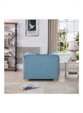 Annalisa 1-Seater Sofa With Cushion Blue 77x114x88cm