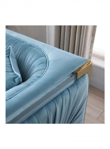 Annalisa 1-Seater Sofa With Cushion Blue 77x114x88cm
