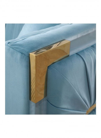 Annalisa 1-Seater Sofa With Cushion Blue 77x114x88cm