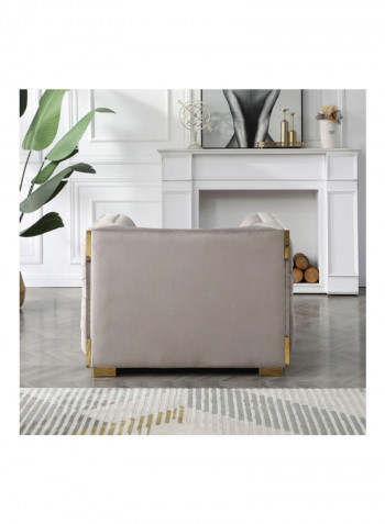 Annalisa 1-Seater Sofa with Cushion Grey 77 x 88 x 114cm