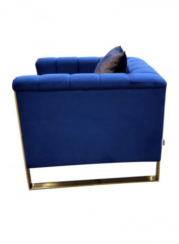 Rosanna 1 Seater Fabric Sofa Navy Blue L 94 X W 90 X H 72.5cm