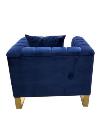 Rosanna 1 Seater Fabric Sofa Navy Blue L 94 X W 90 X H 72.5cm