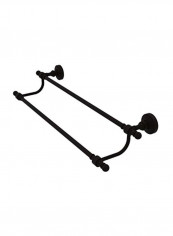 Retro Wave Collection Double Towel Bar Oil-rubbed Bronze 30inch