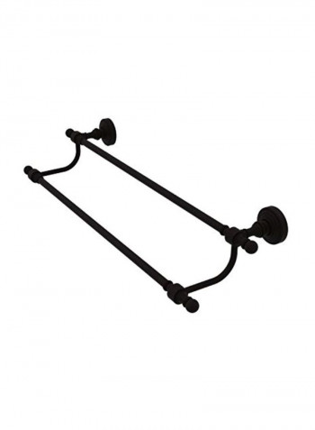 Retro Wave Collection Double Towel Bar Oil-rubbed Bronze 30inch