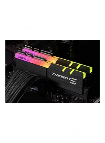 2-Piece Tridentz RGB Pro DDR4 3000 Mhz PC RAM 32GB Multicolour