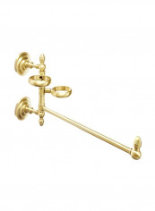 Prestige Skyline Collection Organizer Hair Dryer Holder Black/Gold