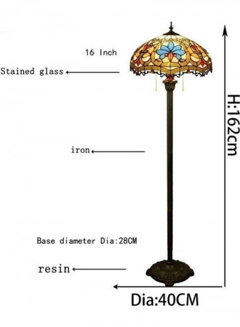 Retro Creative Lighting Floor Lamp Multicolour 49 x 49 x 43centimeter