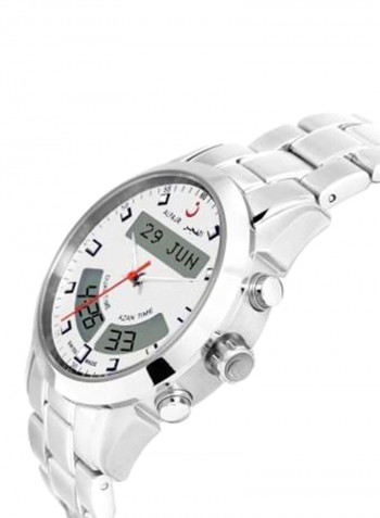 Men's Water Resistant Stainless Steel Analog/Digital Watch WA10S