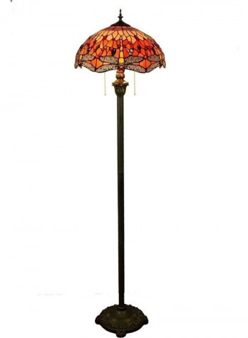 Retro Stained Glass Creative Floor Lamp Multicolour 49 x 49 x 43centimeter