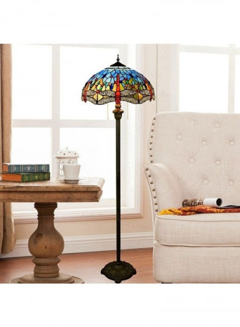 Stained Glass Floor Lamp Multicolour 49 x 49 x 43centimeter