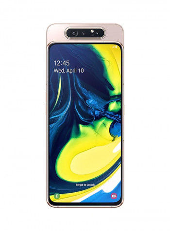 Galaxy A80 Dual SIM Angel Gold 8GB RAM 128GB 4G LTE