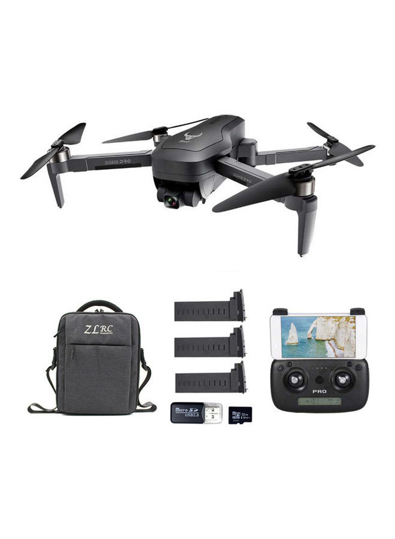 SG906 PRO GPS RC Drone with Camera 4K 5G Wifi 2-axis Gimbal 25mins Flight Time Brushless Quadcopter Follow Me MV Gesture Photo With Portable Bag with 3 Batteries 30.5*14.5*24cm