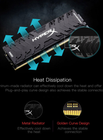 DDR4 Gaming RAM 16GB Black