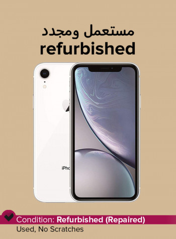 Refurbished - iPhone XR Without FaceTime White 128GB 4G LTE