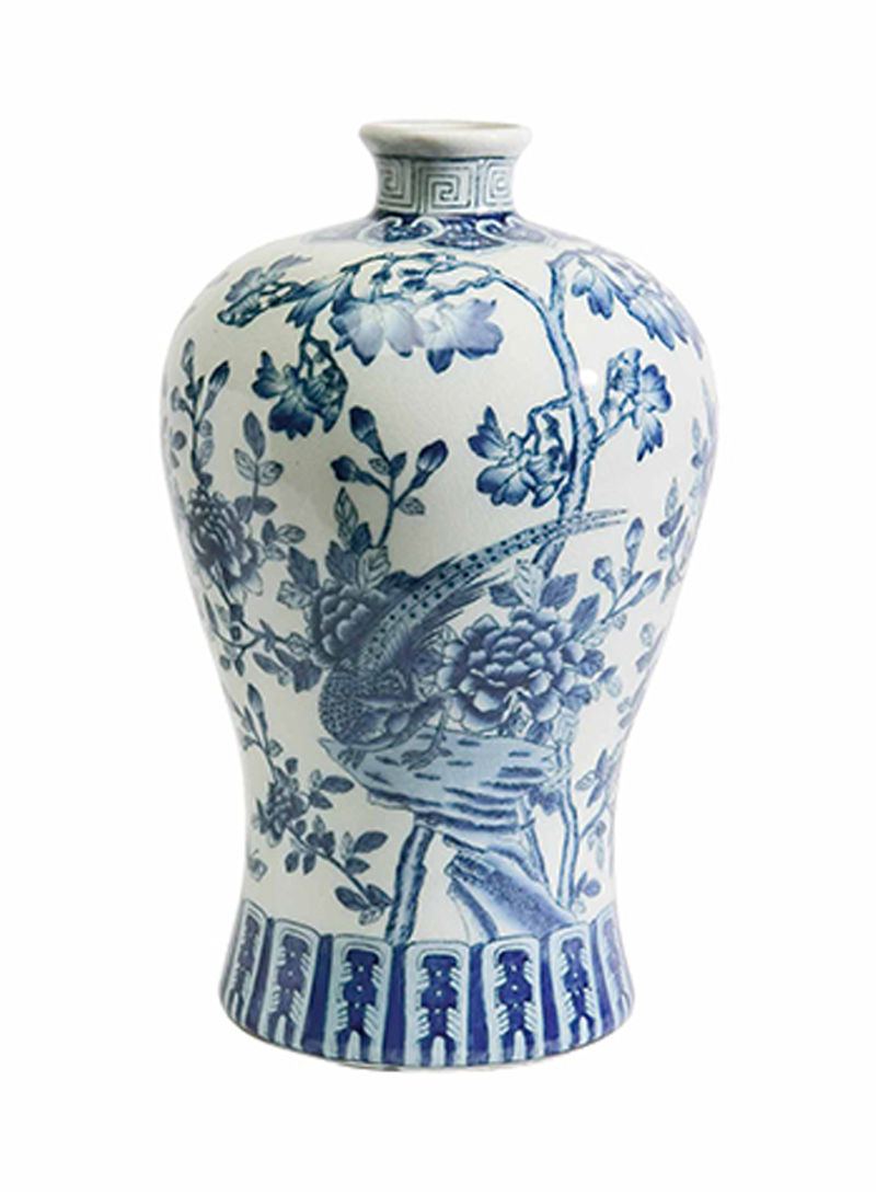 Mei Ping Porcelain Vase Blue 9 x 16inch