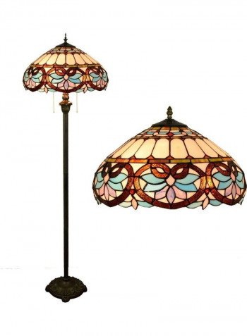 Retro Glass Mosaic Floor Lamp Multicolour 49x49x43centimeter