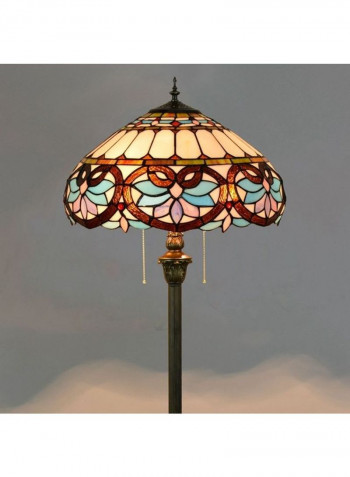 Retro Glass Mosaic Floor Lamp Multicolour 49x49x43centimeter