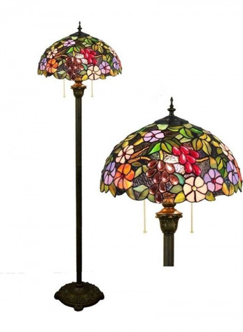 Retro Grape Flower Floor Lamp Multicolour