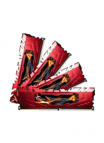 4-Piece DDR4 SDRAM 8GB Red