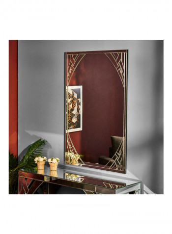 Aidan Console Table With Mirror Silver