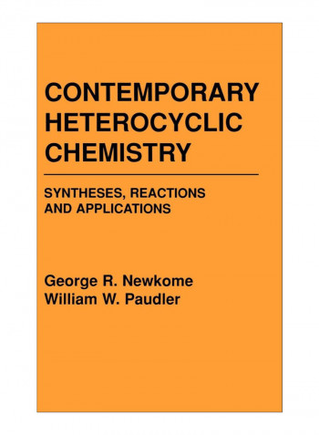 Contemporary Heterocyclic Chemistry Hardcover