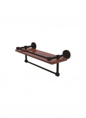 Waverly Place Collection Wooden Bathroom Shelf Brown 16inch