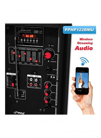 Portable Bluetooth Loudspeaker PPHP122BMU Black