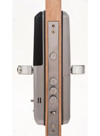 Digital Door Lock With RFID And Keypad YDM3168 Silver 311x64x26millimeter