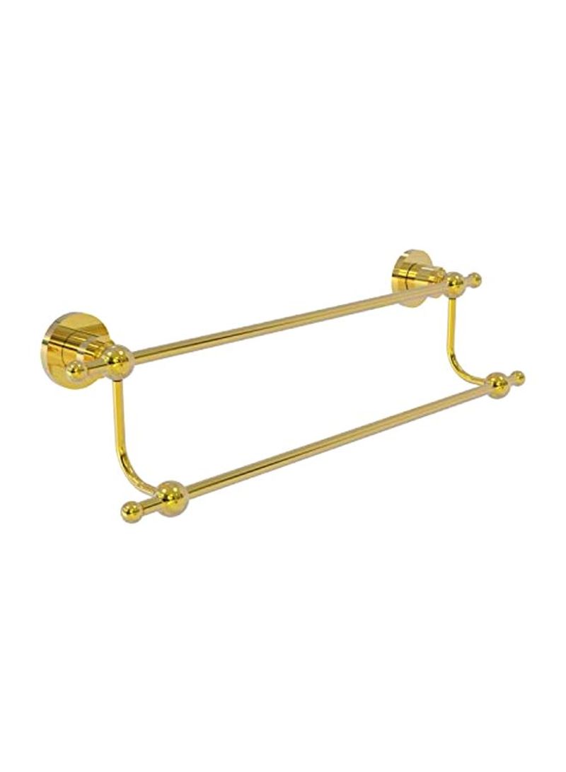 Astor Place Collection Double Towel Bar Gold 30inch