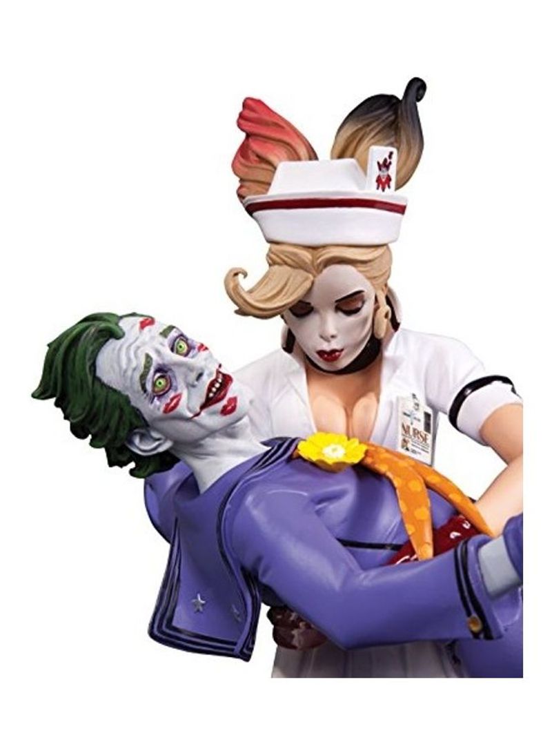 DC Comics Bombshells  The Joker And Harley Quinn Second Edition Statue 12x10x8inch